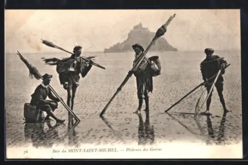 AK Mont-Saint-Michel, Pécheurs des Grèves