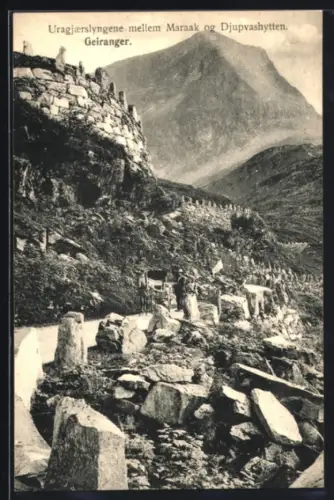 AK Geiranger, Uragjaerslyngene mellem Maraak og Djupvashytten