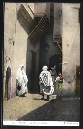 AK Alger, Le Quartier Arabe