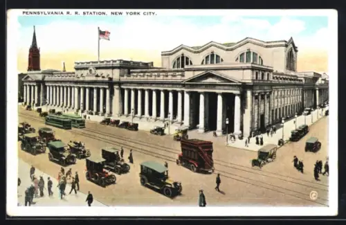 AK New York, NY, Pennsylvania R. R. Station