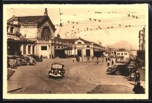 AK Liége, La Gare des Guillemins