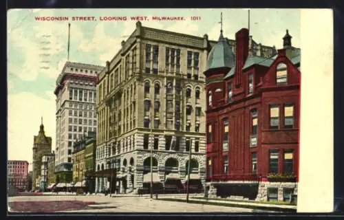 AK Milwaukee, WI, Wisconsin Street, looking West