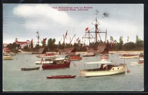 AK Chicago, IL, Jackson Park, The Ancorage and La Rabida