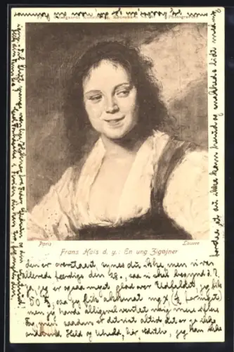 Künstler-AK Ein ungarischer Zigeuner, Gemälde Frans Hals d. J.