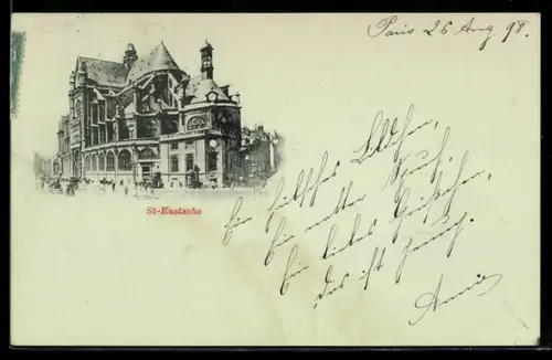 AK Paris, Église Saint-Eustache et son architecture imposante
