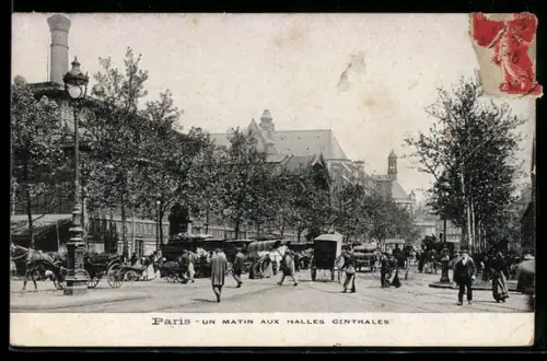 AK Paris, Un matin aux Halles Centrales