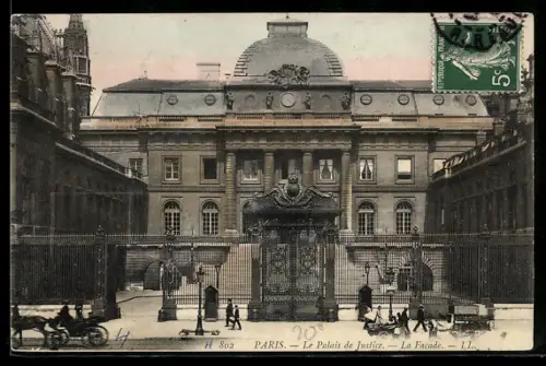 AK Paris, Le Palais de Justice, La Facade