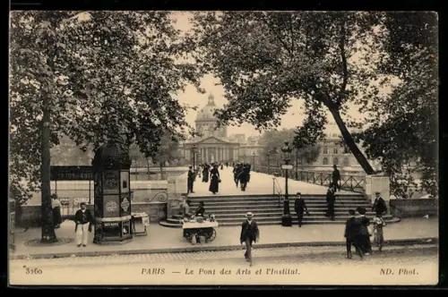 AK Paris, Le Pont des Arts et l`Institut