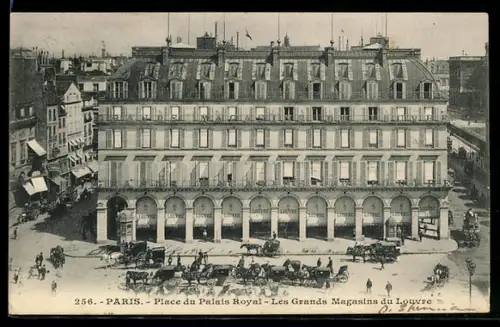 AK Paris, Place du Palais Royal, Les Grands Magasins du Louvre
