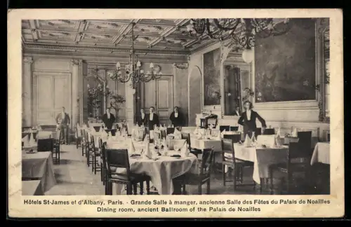 AK Paris, Grande Salle à manger des Hôtels St-James et d`Albany, ancienne salle des fêtes du Palais de Noailles