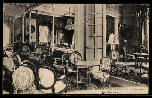 AK Paris, Grands Magasins du Louvre, Le Studium