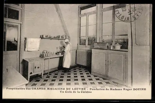 AK Grands Magasins du Louvre, Pouponnière, Un Coin de la Cuisine