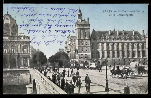 AK Paris, Le Pont-au-Change et la Conciergerie