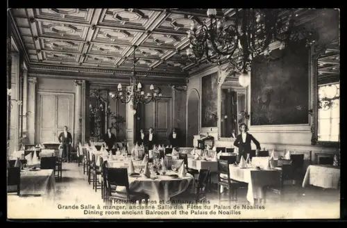 AK Paris, Hôtel St-James et d`Albany, Grande Salle à manger avec personnel en attente