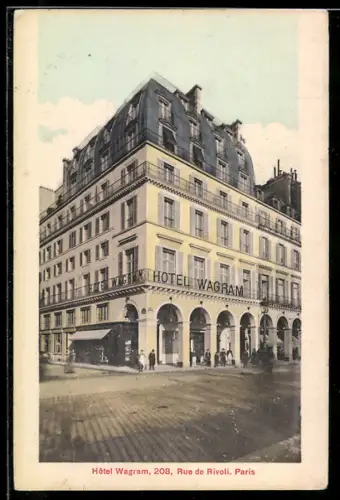AK Paris, Hôtel Wagram, 208 Rue de Rivoli
