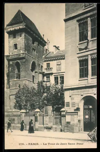 AK Paris, La Tour de Jean Sans Peur