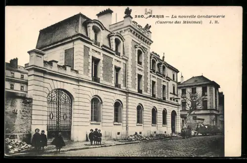 AK Paris, La nouvelle Gendarmerie, Caserne des Minimes