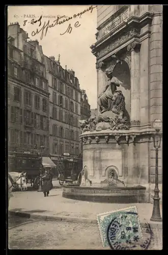 AK Paris, Fontaine Cuvier