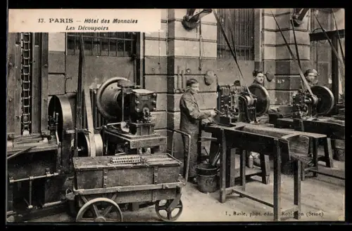 AK Paris, Hôtel des Monnaies, Les Découpoirs
