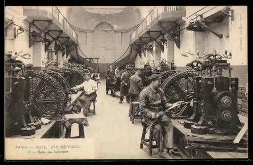 AK Paris, Hôtel des Monnaies, Salle des laminoirs