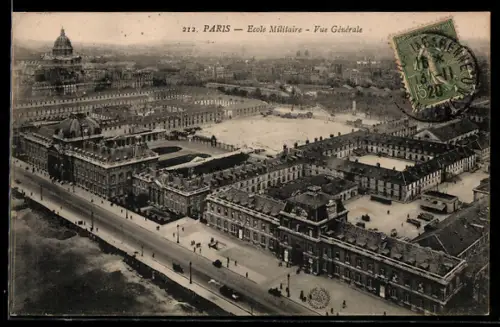 AK Paris, École Militaire, Vue Générale