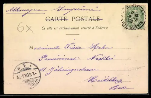 AK Paris, Le Pont Alexandre, de profil