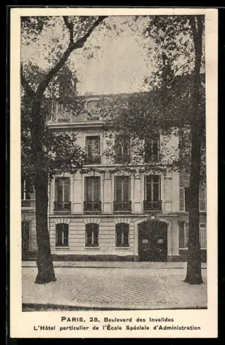 AK Paris, L`Hôtel particulier de l`École Spéciale d`Administration, 28 Boulevard des Invalides