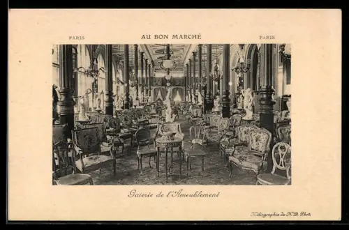 AK Paris, Galerie de l`Ameublement au Bon Marché