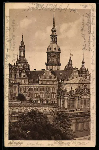 AK Dresden, Schloss und Zwinger