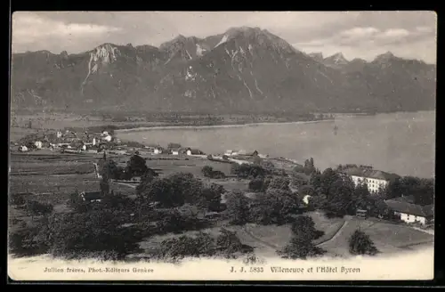AK Villeneuve, Panorama et Hôtel Byron