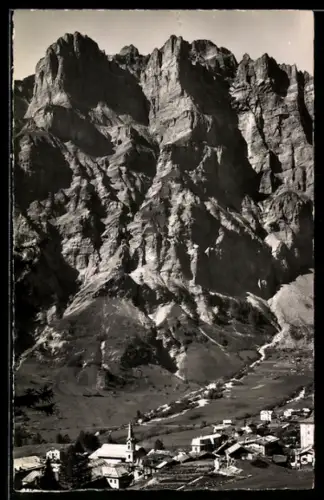 AK Leukerbad, Teilansicht, Daubenhorn und Loshörner