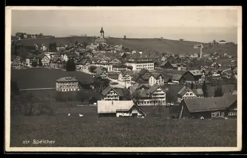 AK Speicher, Teilansicht mit Strassenpartie