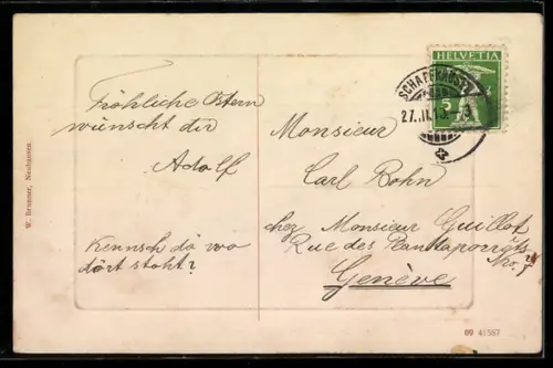 AK Neuhausen am Rheinfall, Schlösschen Wörth am Rheinfall