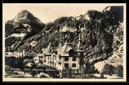 AK Melchtal, Hotel Alpenhof-Bellevue