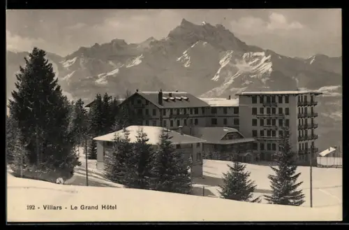 AK Villars, Le Grand Hôtel en hiver