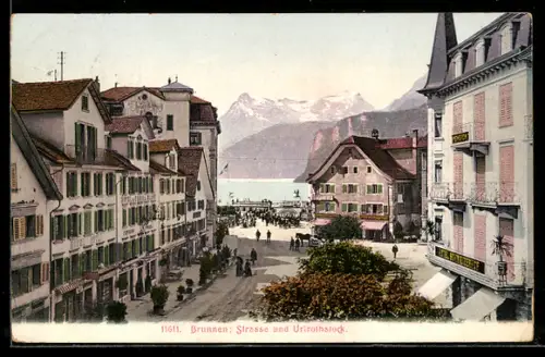 AK Brunnen, Strasse und Urirothstock