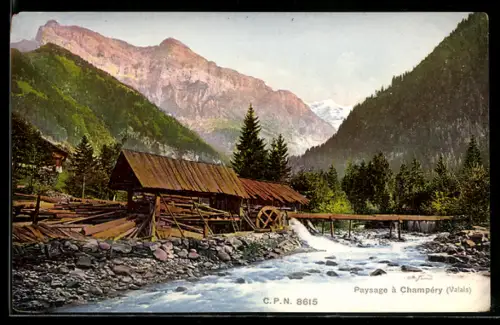 AK Champéry /Valais, Paysage