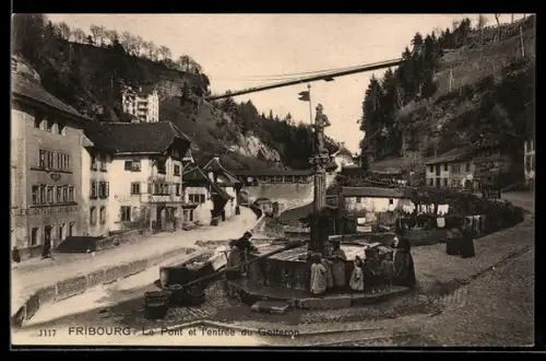 AK Fribourg, Le pont et l`entrée du Gotteron