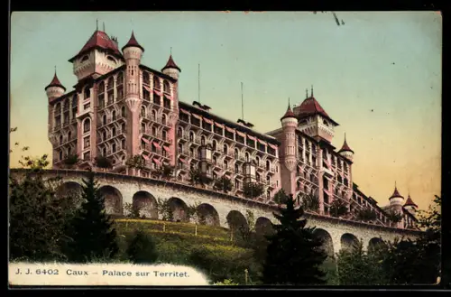 AK Caux, Palace sur Territet