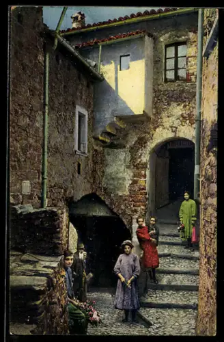 AK Lugano, motivo ad Oria, Gasse