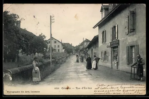 AK Crissier, Rue d`En-bas