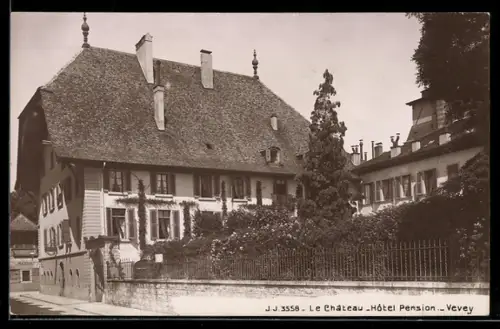 AK Vevey, Le Chateau, Hotel-Pension