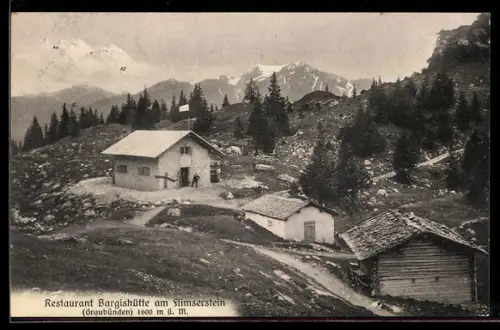 AK Flims, Restaurant Bargishütte am Flimserstein