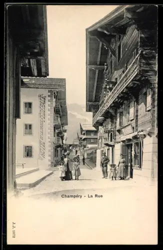 AK Champéry, La Rue