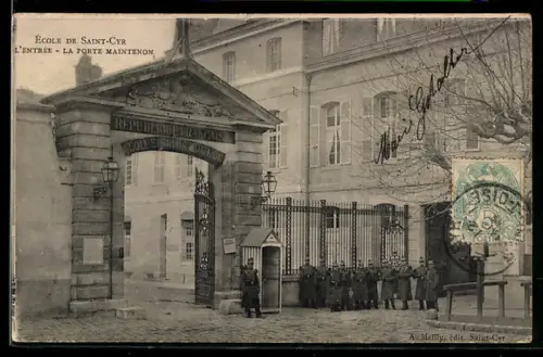 AK Saint-Cyr-l`Ecole, L`Entrée, La Porte Maintenon