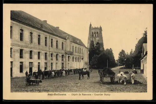 AK Bec-Hellouin, dépot de Remonte, quartier Burcy