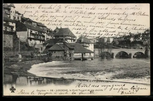 AK Uzerche, Le Pont Turgot et ses abords