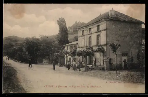 AK Clerieux /Drome, Vue du Pont de l`Herbasse