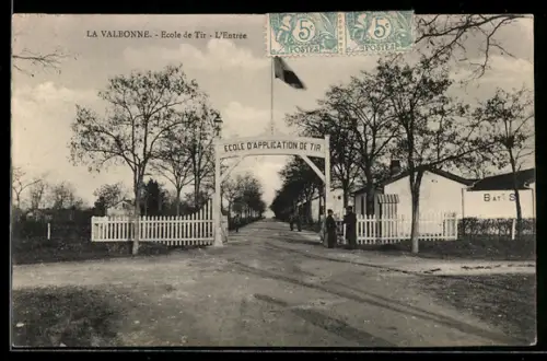 AK La Valbonne, Ecole de Tir, Entréee