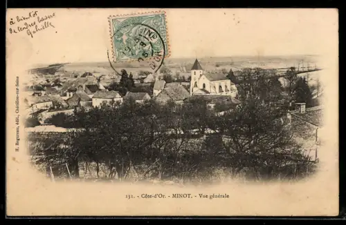 AK Minot /Cote-d`Or, Vue generale